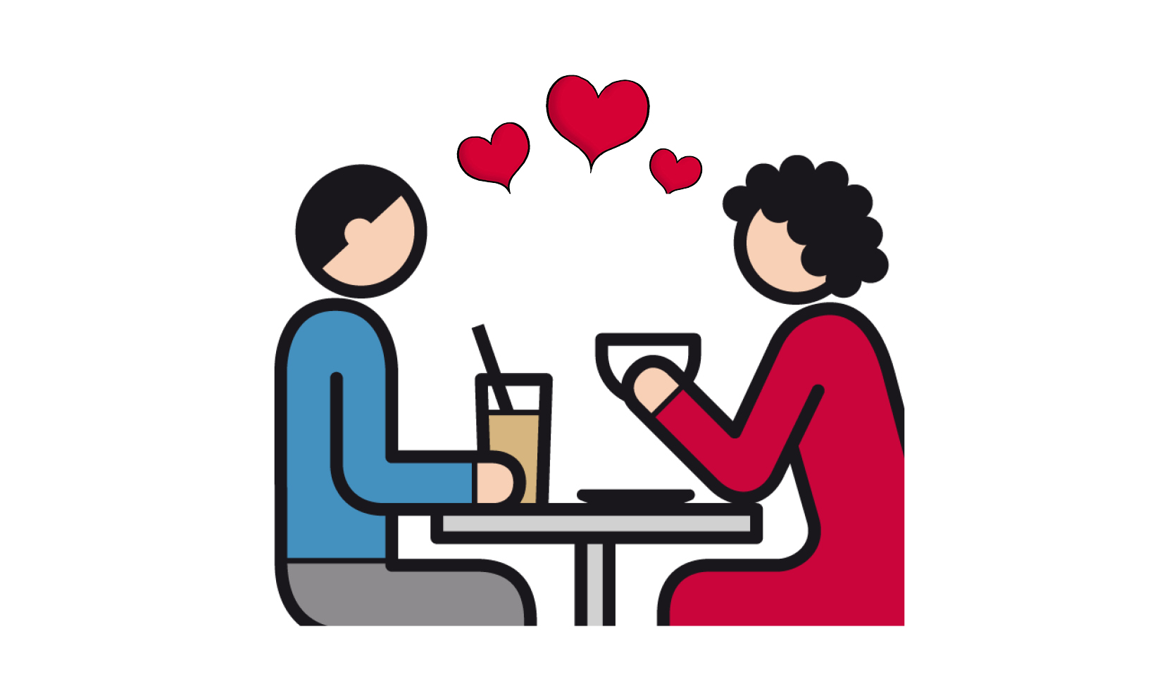 Speed-Dating: Kennenlernen & Flirten, Dating-Abend